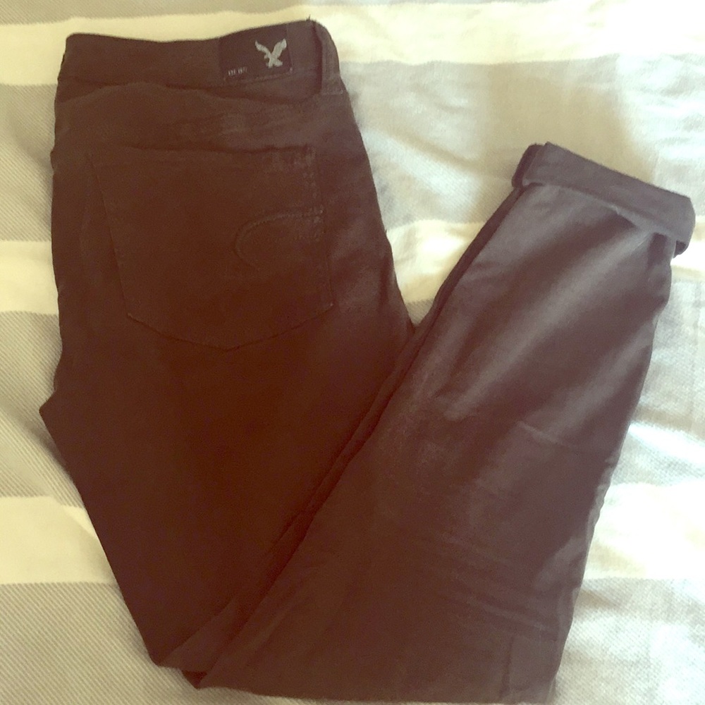 American eagle Forrest green jeggings